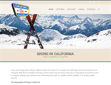 Tablet Screenshot of californiaskiauthority.com